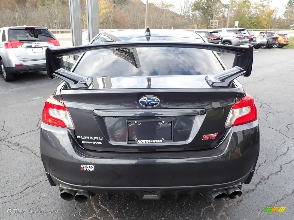 2018 WRX STI - Dark Gray Metallic / Carbon Black photo #9