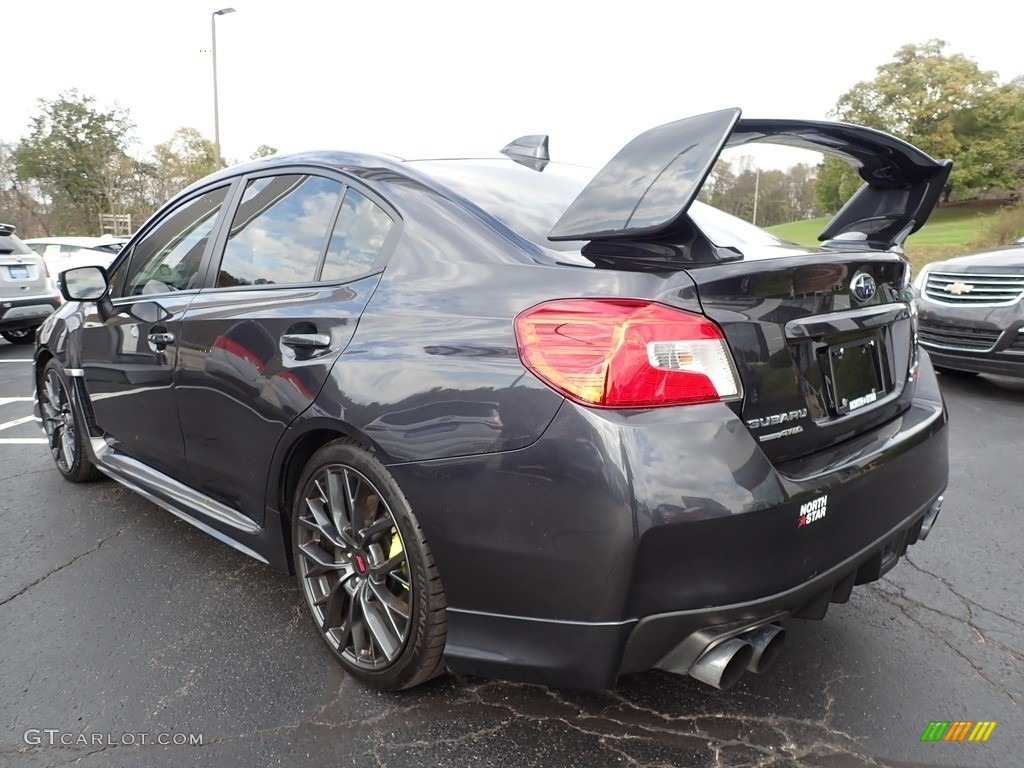 Dark Gray Metallic 2018 Subaru WRX STI Exterior Photo #143097304