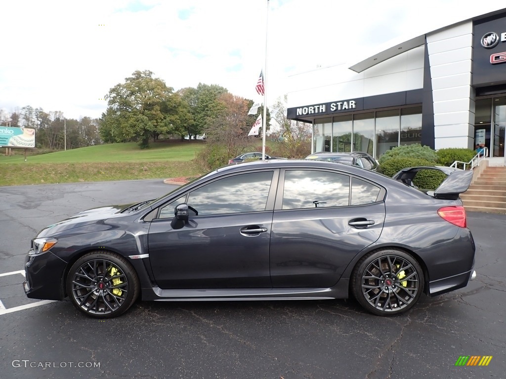 2018 WRX STI - Dark Gray Metallic / Carbon Black photo #12