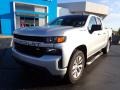 2019 Silver Ice Metallic Chevrolet Silverado 1500 Custom Double Cab 4WD  photo #2