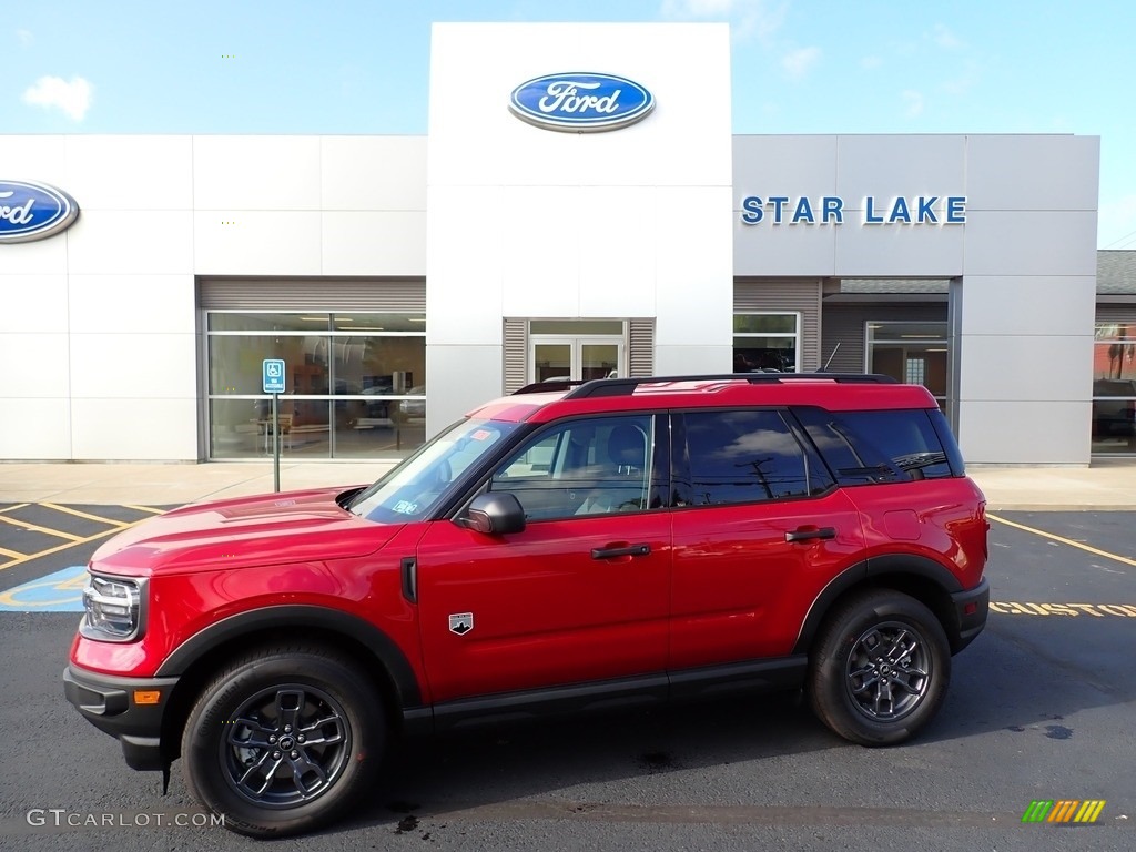 2021 Bronco Sport Big Bend 4x4 - Rapid Red Metallic / Medium Dark Slate photo #1