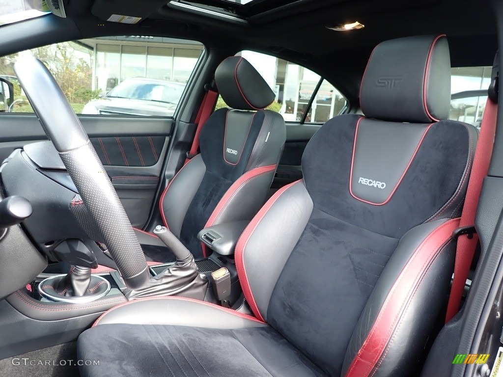Carbon Black Interior 2018 Subaru WRX STI Photo #143097424