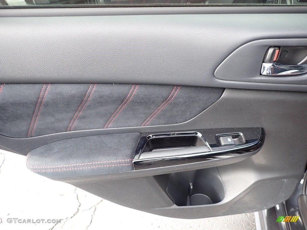 2018 Subaru WRX STI Carbon Black Door Panel Photo #143097502