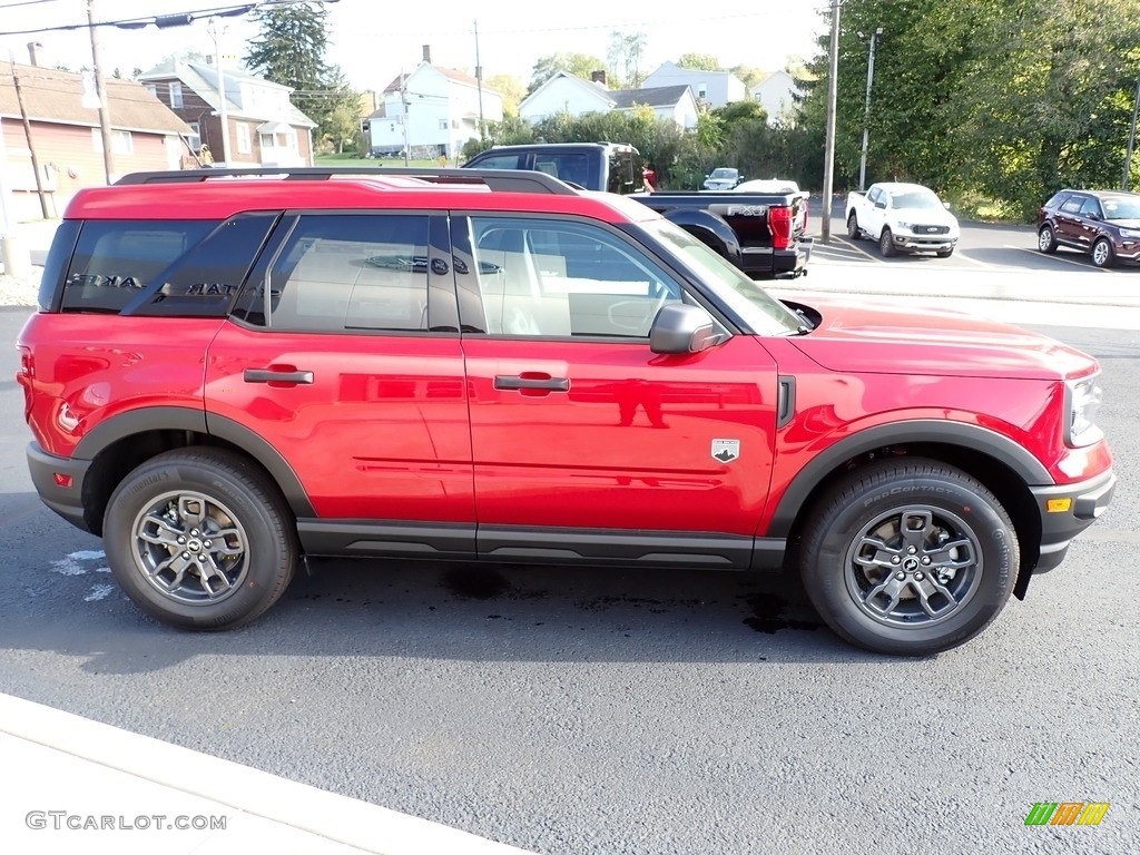 Rapid Red Metallic 2021 Ford Bronco Sport Big Bend 4x4 Exterior Photo #143097568