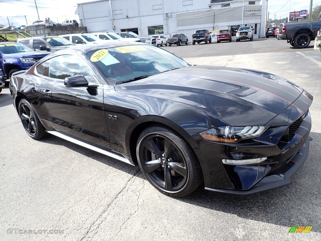 Shadow Black 2021 Ford Mustang GT Premium Fastback Exterior Photo #143097628