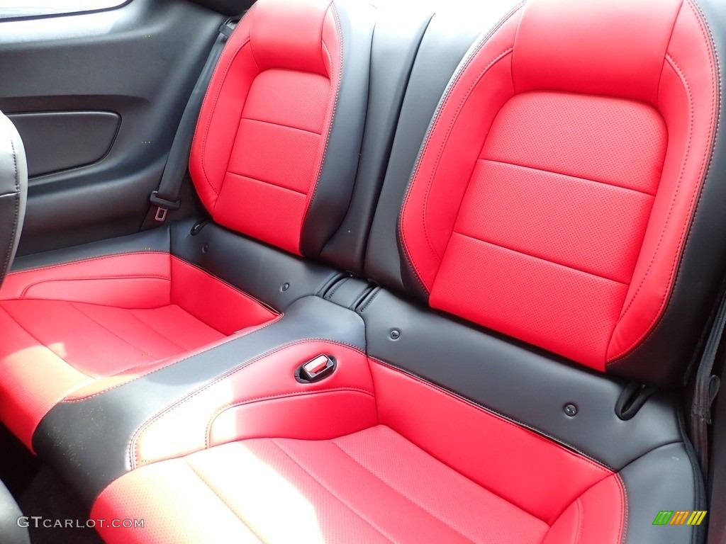 Showstopper Red Interior 2021 Ford Mustang GT Premium Fastback Photo #143097733