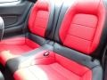 2021 Ford Mustang Showstopper Red Interior Rear Seat Photo