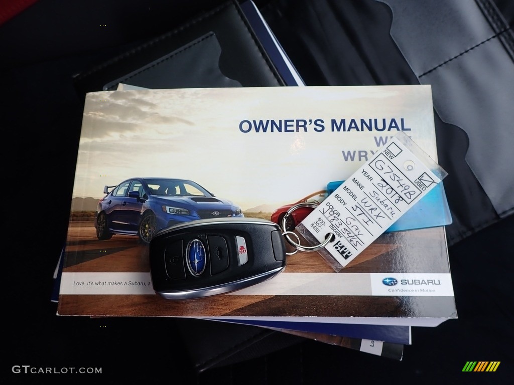 2018 Subaru WRX STI Books/Manuals Photo #143097763