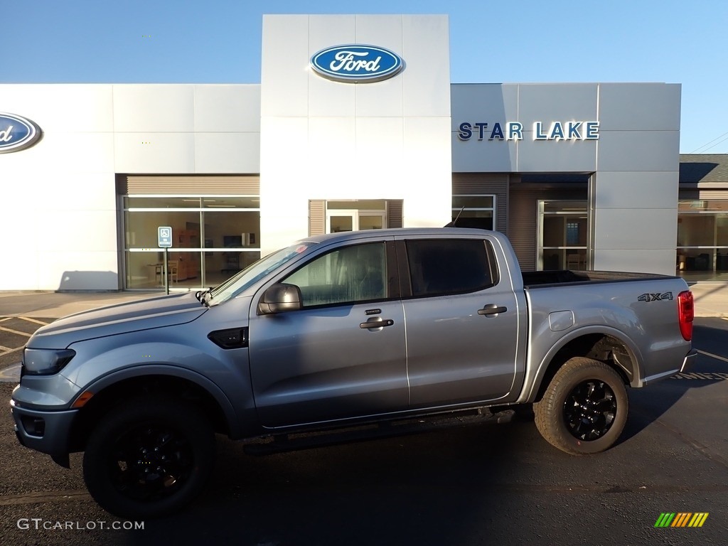 2021 Ranger XLT SuperCrew 4x4 - Iconic Silver Metallic / Ebony photo #1