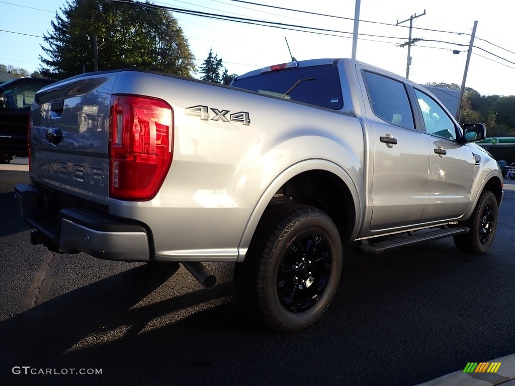 2021 Ranger XLT SuperCrew 4x4 - Iconic Silver Metallic / Ebony photo #6