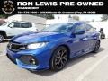 Aegean Blue Metallic 2018 Honda Civic Sport Hatchback