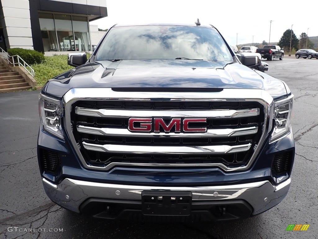 2019 Sierra 1500 SLE Crew Cab 4WD - Pacific Blue Metallic / Jet Black photo #3