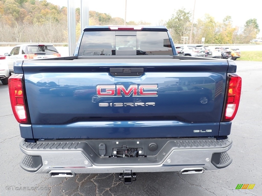 2019 Sierra 1500 SLE Crew Cab 4WD - Pacific Blue Metallic / Jet Black photo #10