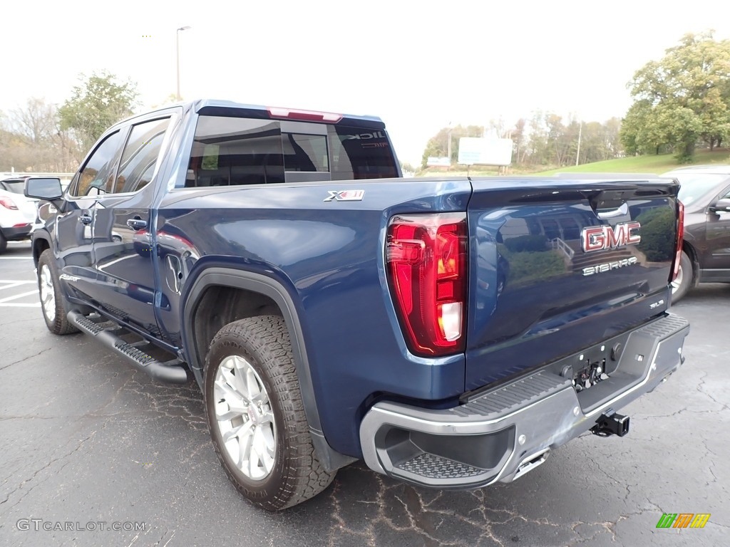 2019 Sierra 1500 SLE Crew Cab 4WD - Pacific Blue Metallic / Jet Black photo #11