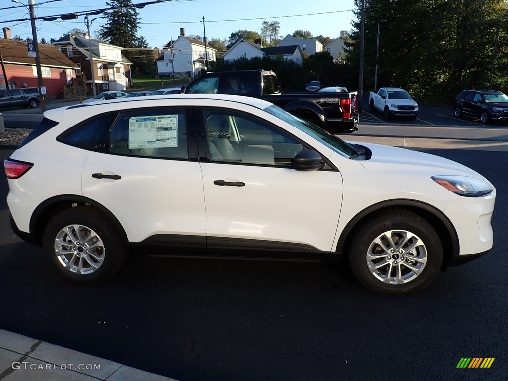 Oxford White 2021 Ford Escape S 4WD Exterior Photo #143099674