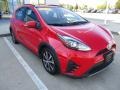 2018 Absolutely Red Toyota Prius c Two  photo #3