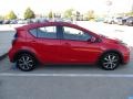 2018 Absolutely Red Toyota Prius c Two  photo #4