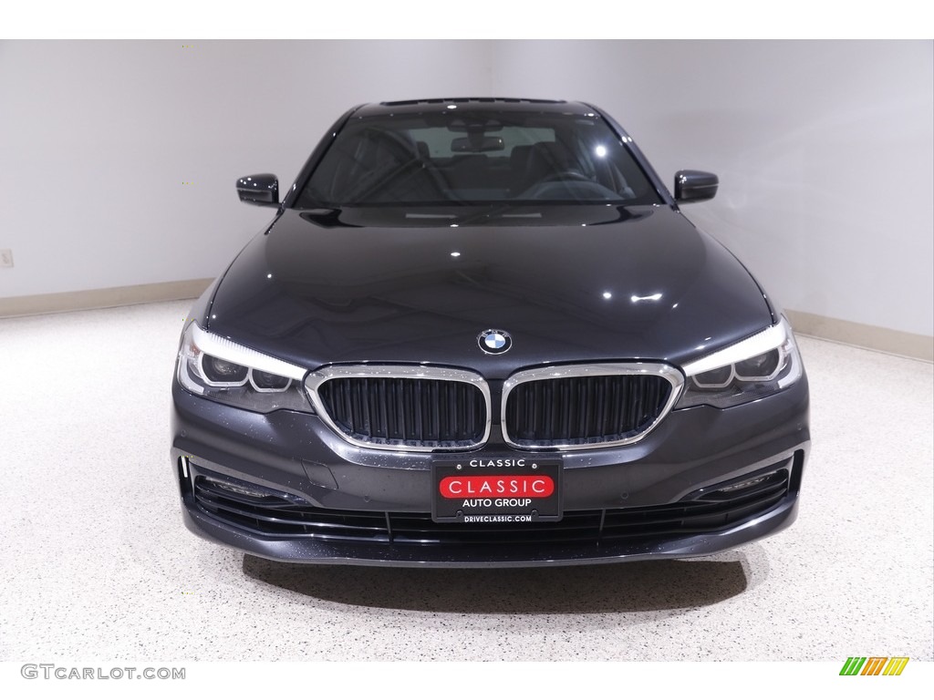 2018 5 Series 540i xDrive Sedan - Dark Graphite Metallic / Black photo #2