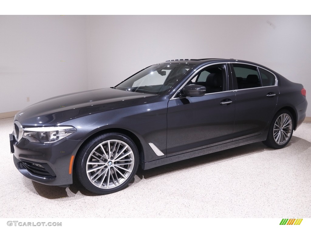 2018 5 Series 540i xDrive Sedan - Dark Graphite Metallic / Black photo #3