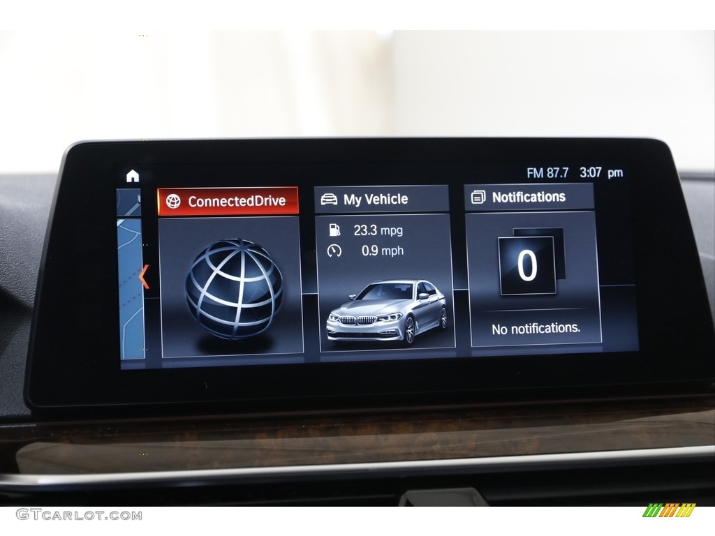 2018 5 Series 540i xDrive Sedan - Dark Graphite Metallic / Black photo #11