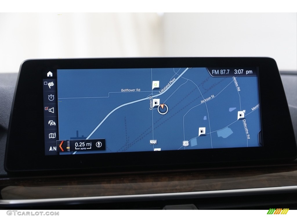 2018 5 Series 540i xDrive Sedan - Dark Graphite Metallic / Black photo #12