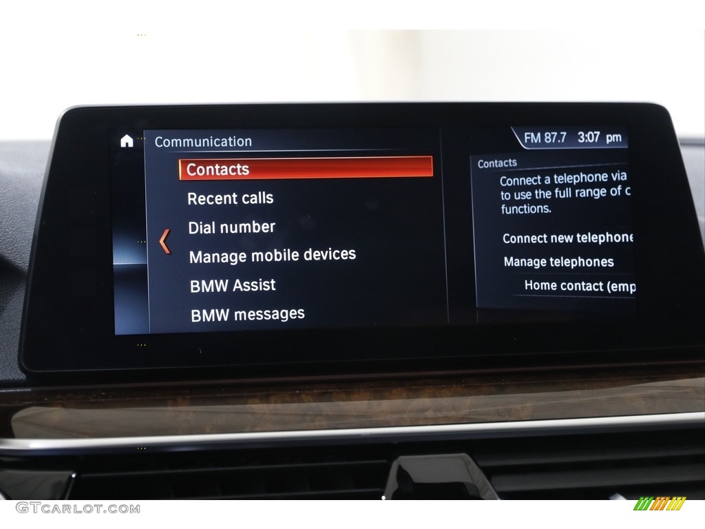 2018 5 Series 540i xDrive Sedan - Dark Graphite Metallic / Black photo #13