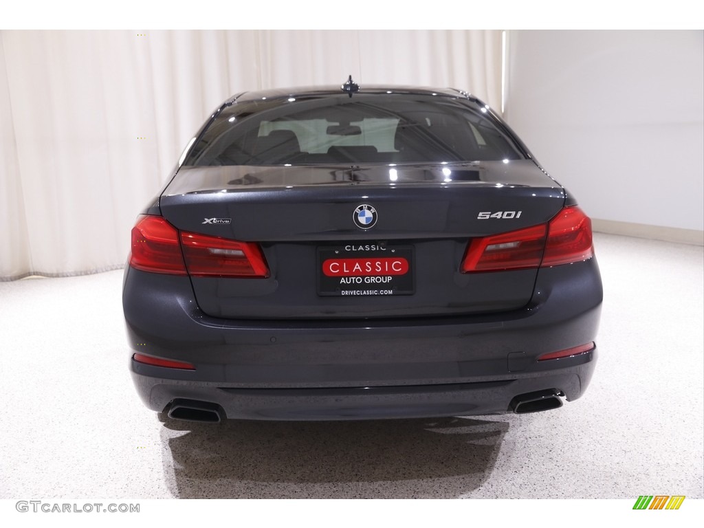2018 5 Series 540i xDrive Sedan - Dark Graphite Metallic / Black photo #21
