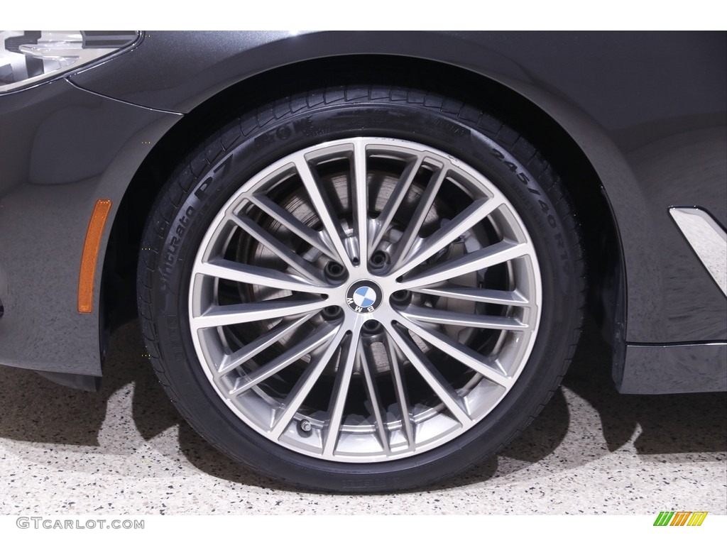 2018 5 Series 540i xDrive Sedan - Dark Graphite Metallic / Black photo #23