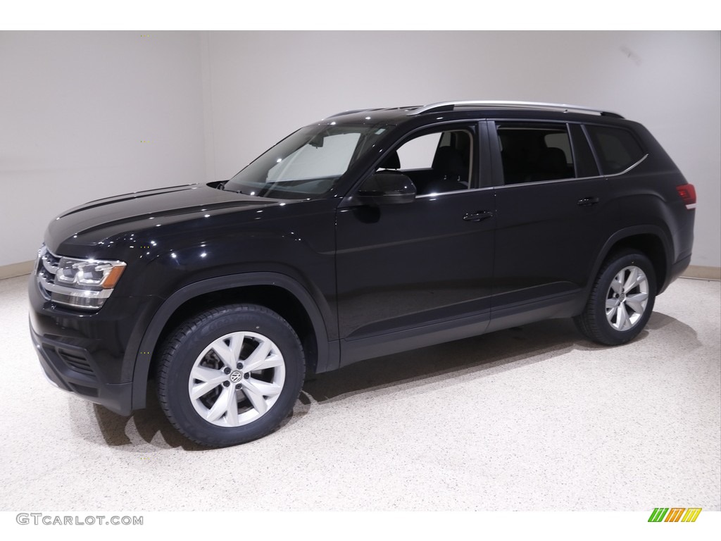Deep Black Pearl 2018 Volkswagen Atlas S 4Motion Exterior Photo #143102288