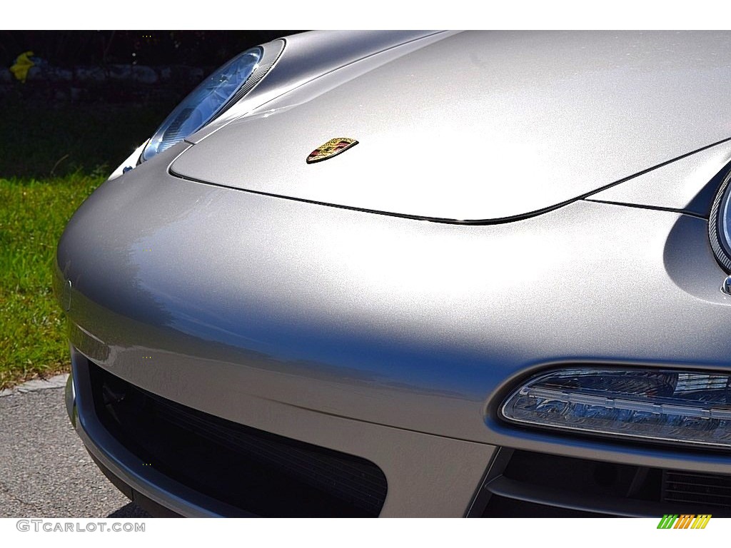 2011 911 Carrera 4S Coupe - Arctic Silver Metallic / Black photo #10