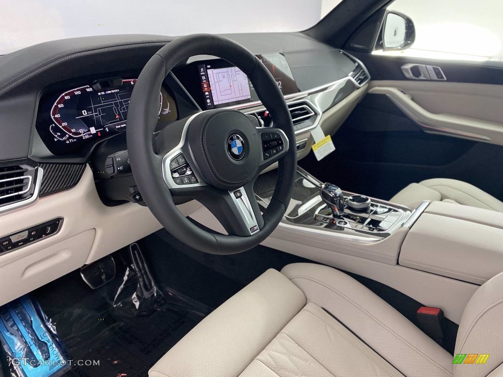 Ivory White Interior 2022 BMW X5 M50i Photo #143103161