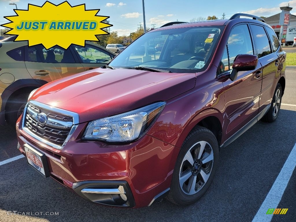 2017 Forester 2.5i Limited - Venetian Red Pearl / Gray photo #1