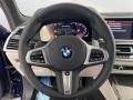 Ivory White 2022 BMW X5 M50i Steering Wheel