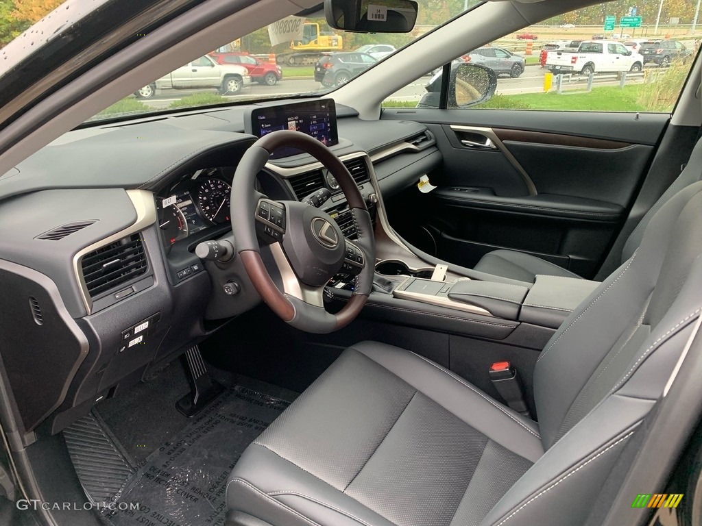 Black Interior 2022 Lexus RX 350 AWD Photo #143103527