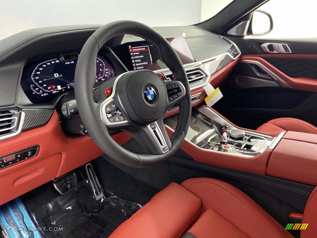 Sakhir Orange/Black Interior 2022 BMW X6 M Competition Photo #143103866