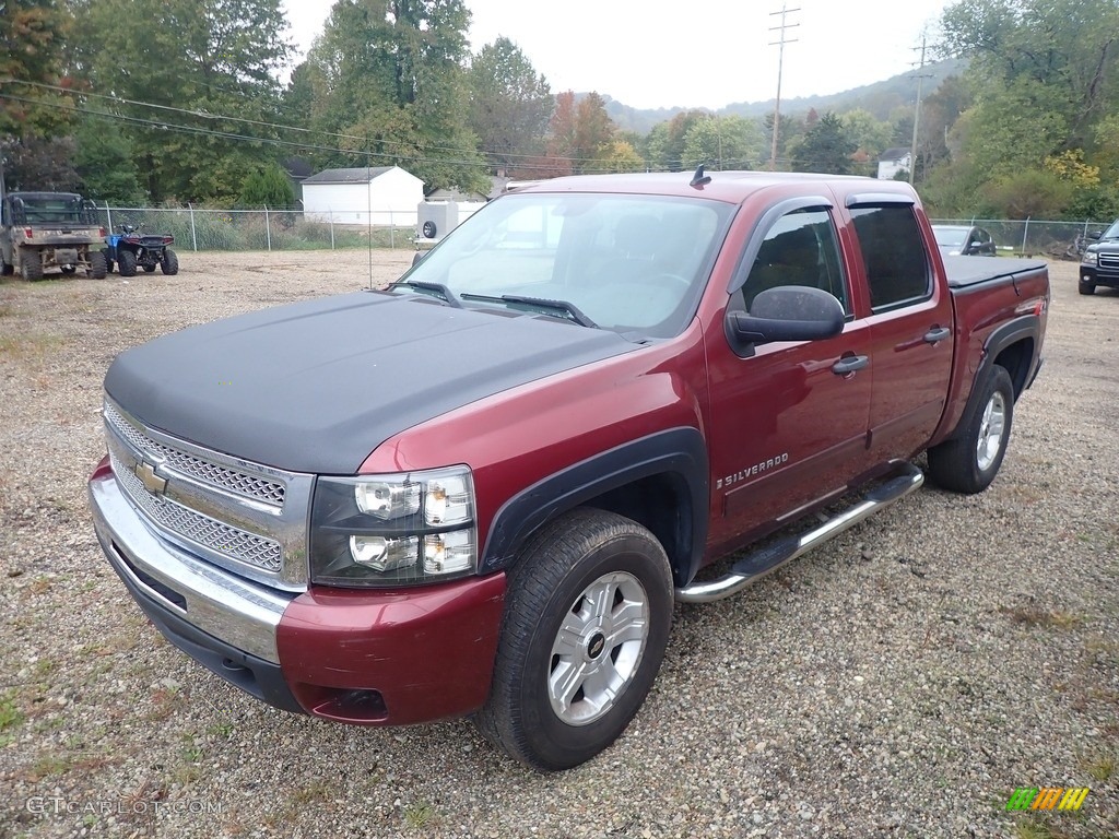 2009 Silverado 1500 LT Crew Cab 4x4 - Victory Red / Ebony photo #7
