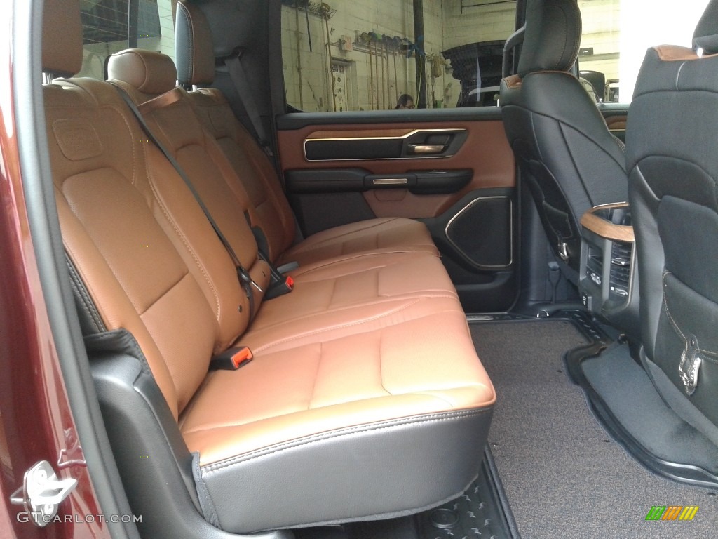 Black/New Saddle Interior 2022 Ram 1500 Limited Longhorn Crew Cab 4x4 Photo #143105285