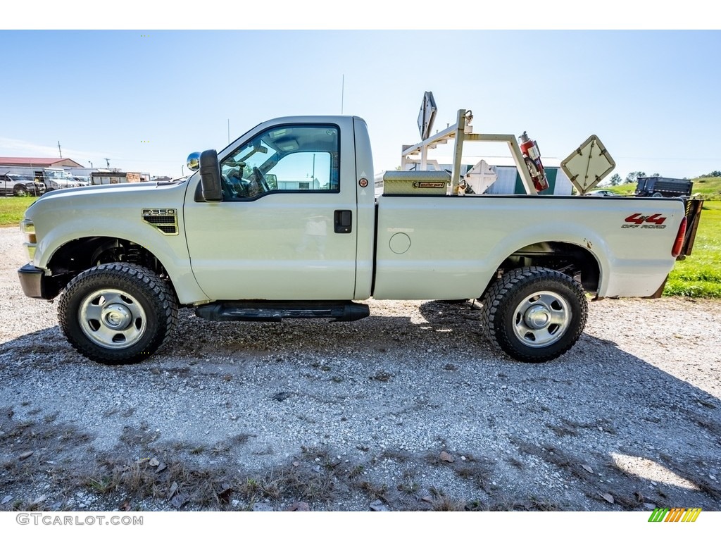 Oxford White 2009 Ford F350 Super Duty XLT Regular Cab 4x4 Exterior Photo #143106095