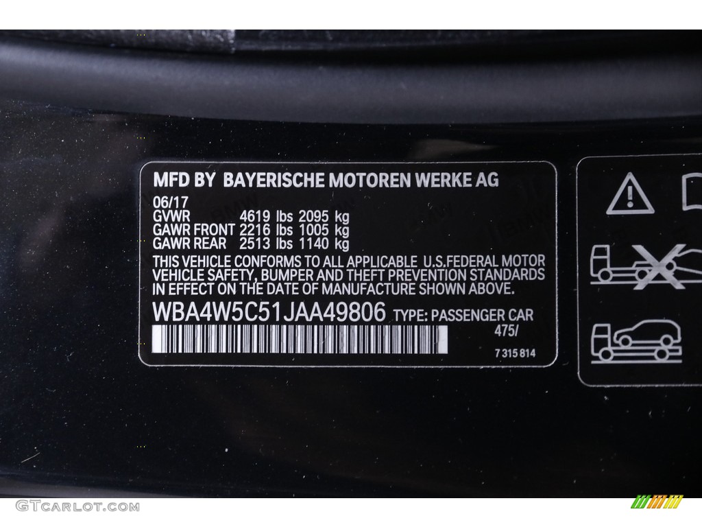 2018 4 Series 430i xDrive Coupe - Jet Black / Black photo #24