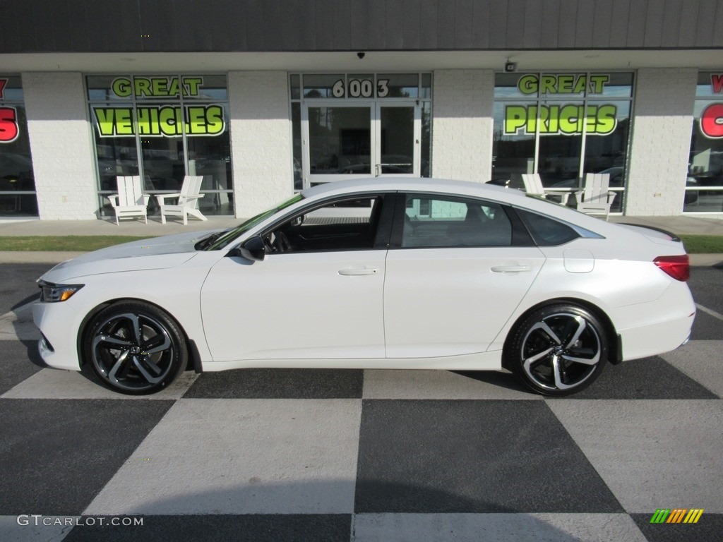 2021 Accord Sport - Platinum White Pearl / Black photo #1