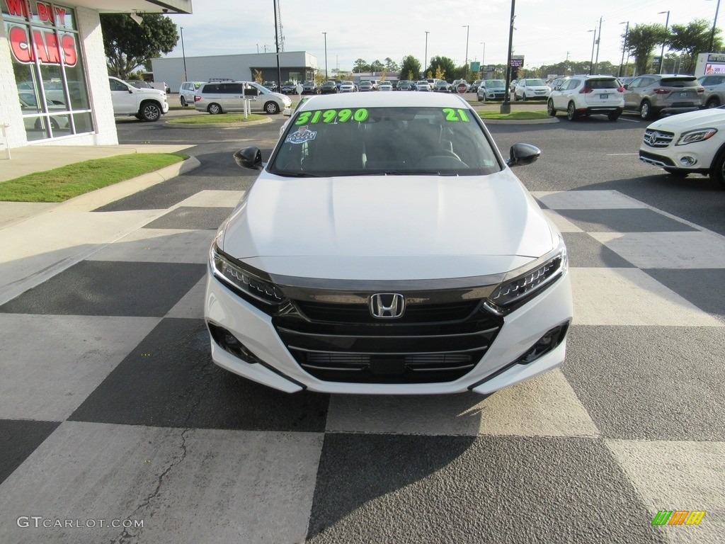2021 Accord Sport - Platinum White Pearl / Black photo #2