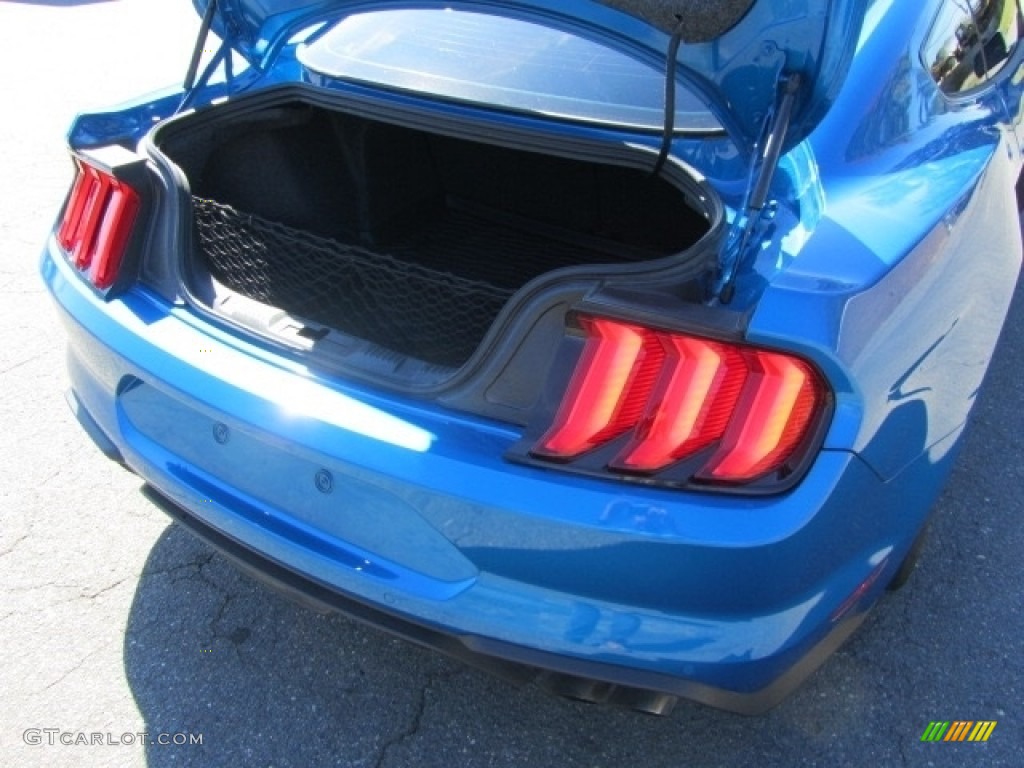 2019 Mustang GT Premium Fastback - Velocity Blue / Ebony photo #21