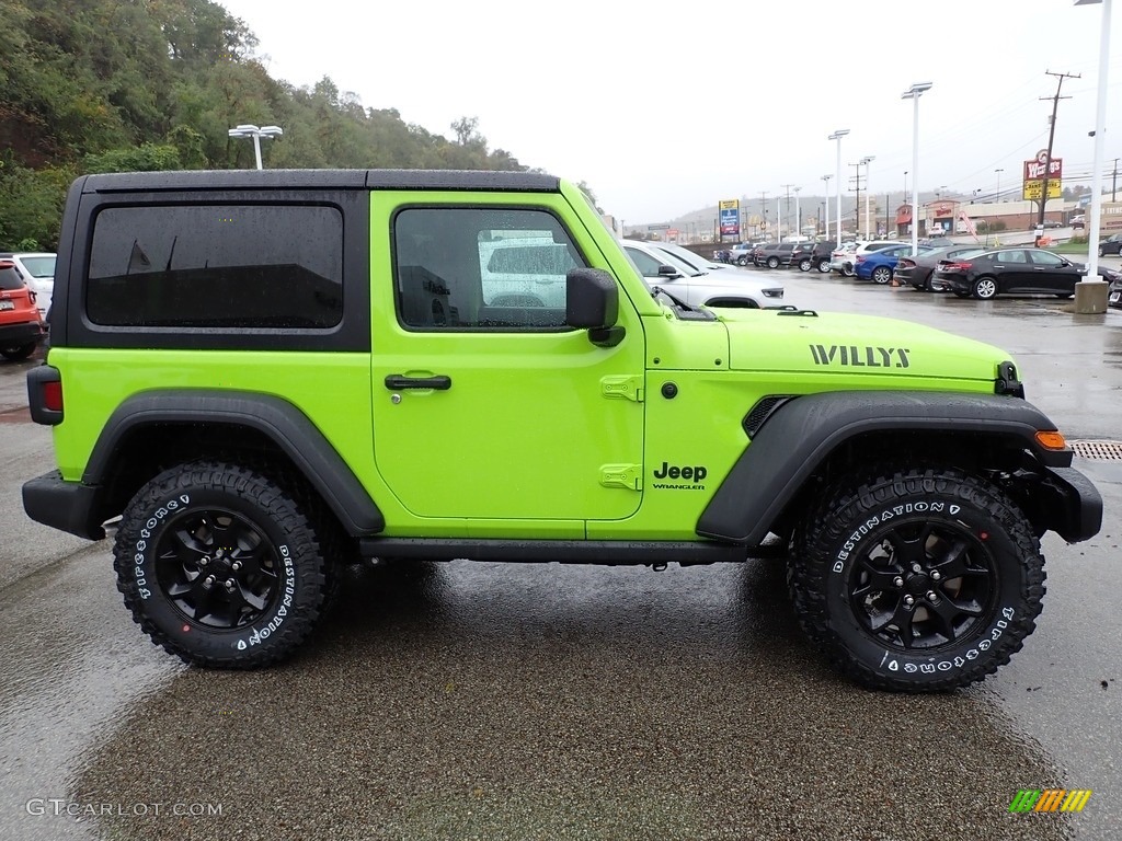 Limited Edition Gecko 2021 Jeep Wrangler Willys 4x4 Exterior Photo #143109169