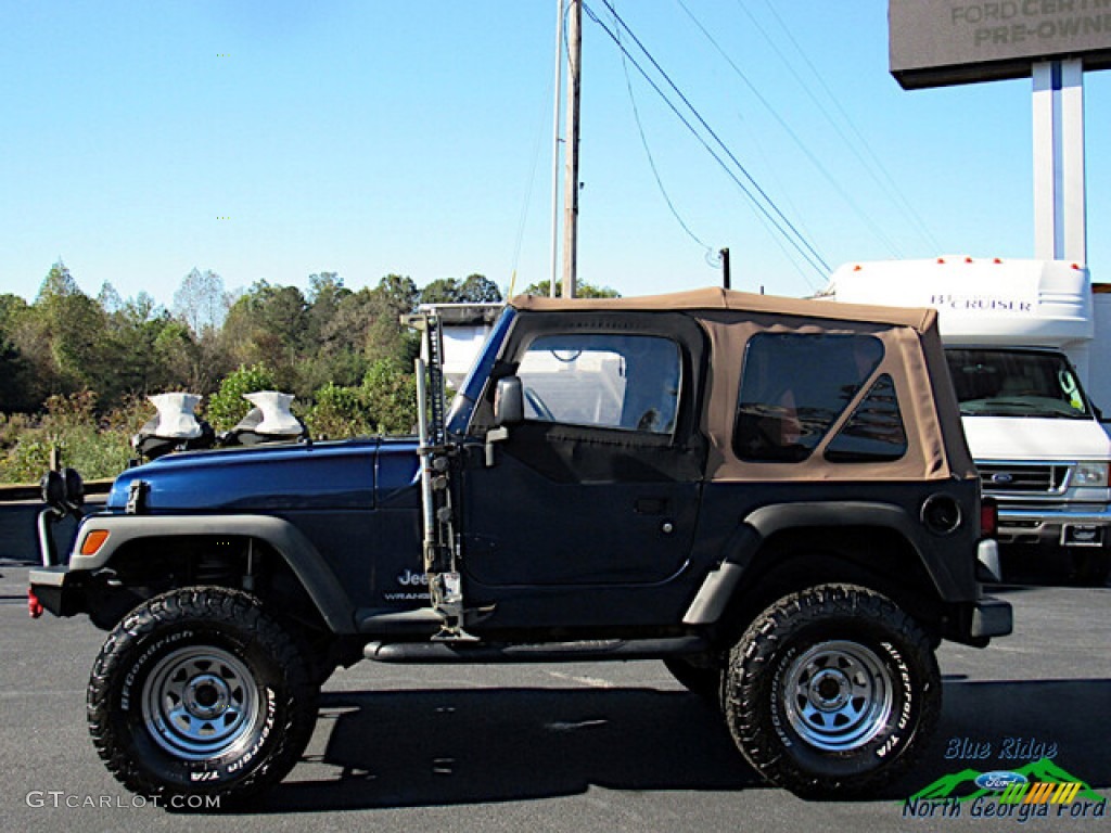 2004 Wrangler SE 4x4 - Patriot Blue Pearl / Dark Slate Gray photo #2