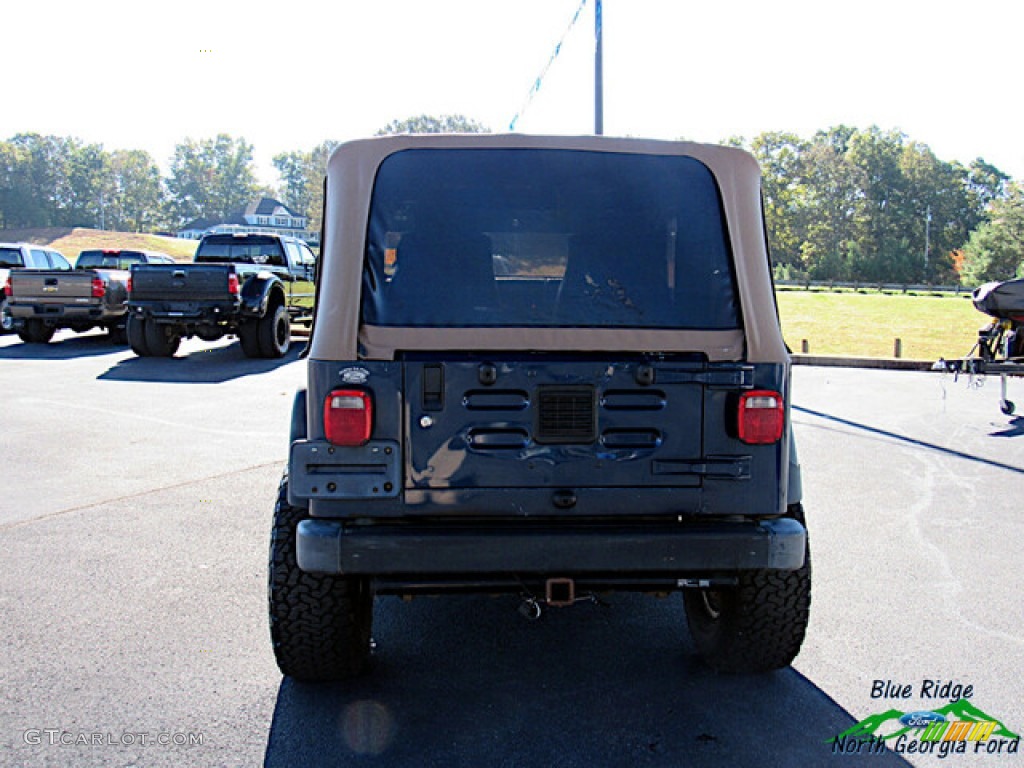 2004 Wrangler SE 4x4 - Patriot Blue Pearl / Dark Slate Gray photo #4