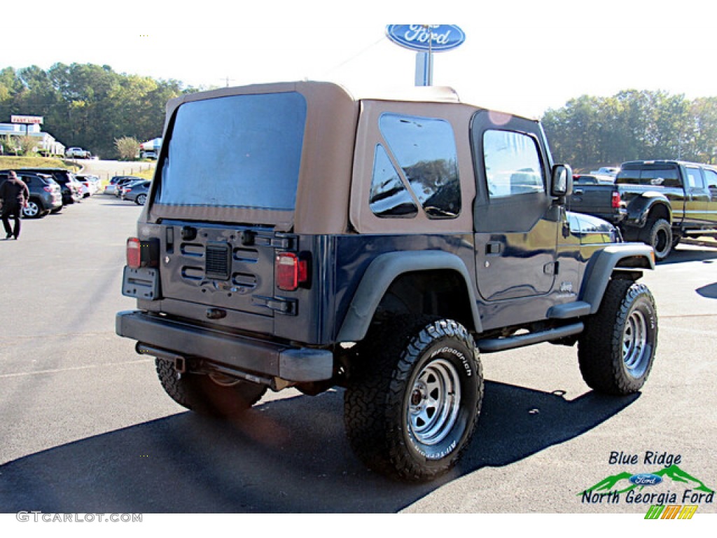 2004 Wrangler SE 4x4 - Patriot Blue Pearl / Dark Slate Gray photo #5