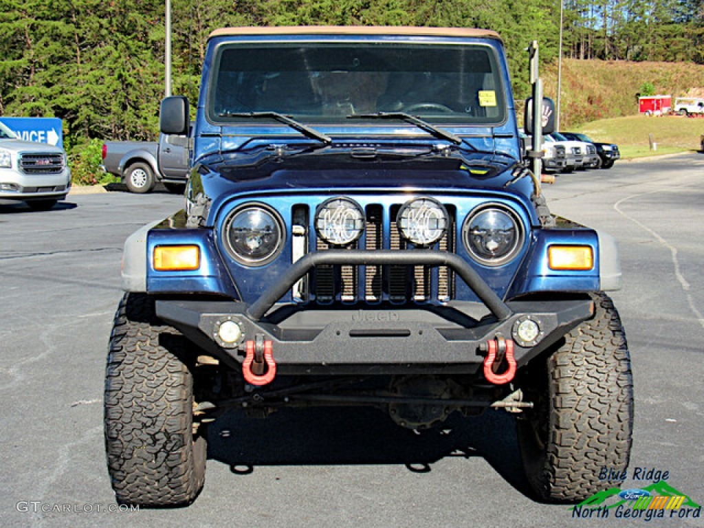 2004 Wrangler SE 4x4 - Patriot Blue Pearl / Dark Slate Gray photo #8
