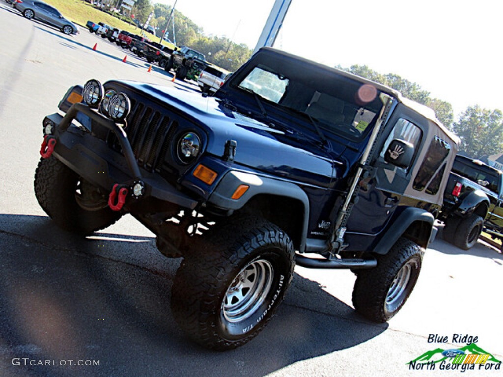 2004 Wrangler SE 4x4 - Patriot Blue Pearl / Dark Slate Gray photo #23