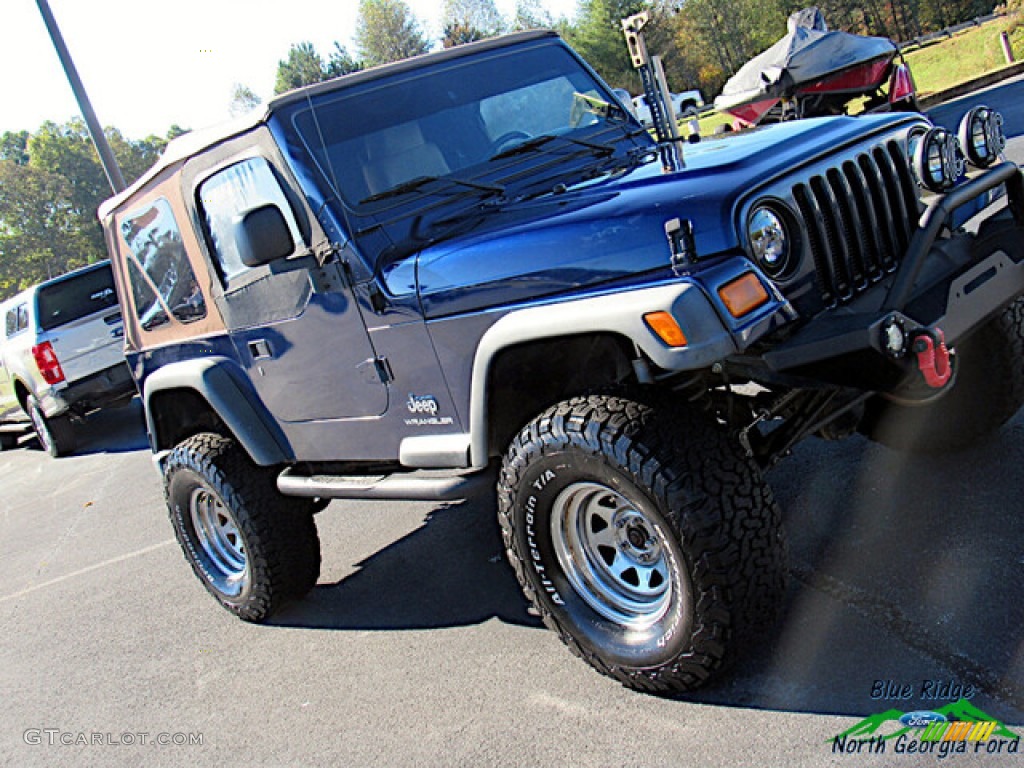 2004 Wrangler SE 4x4 - Patriot Blue Pearl / Dark Slate Gray photo #24