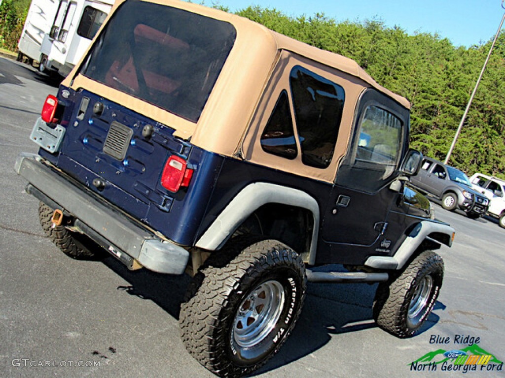 2004 Wrangler SE 4x4 - Patriot Blue Pearl / Dark Slate Gray photo #25